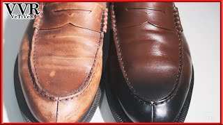 ASMR Clean amp restore quotDrMartensquot quotPentonquot penny Loafer 4k [upl. by Hiroshi]