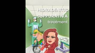 hidradenitis suppurativa  treatment mnemonics dermatology easy learning [upl. by Ylrebme256]