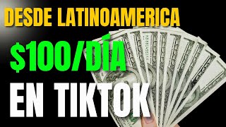 Como ganar dinero en tiktok sin salir en videos y desde latinoamerica sin seguidores [upl. by Buyers]