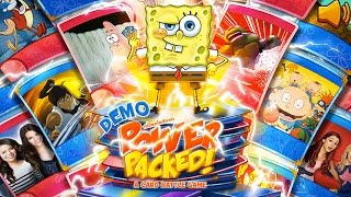 Nickelodeon Power Packed A Card Battle Game Demo Gameplay [upl. by Rozina288]