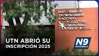 UTN ABRIÓ SU INSCRIPCIÓN 2025  NOTICIERO 9 [upl. by Huldah]