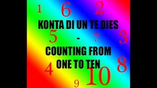 Learn Papiamento  Lesson 2  Counting 1 to 10 [upl. by Arataj]