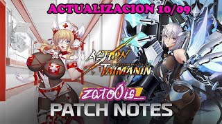 ACTION TAIMANIN  ACTUALIZACION 1009 [upl. by Harbed664]