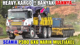 Mulitaxel Kargawalon With Truck SCANIA P380 6X6 [upl. by Lehcear]