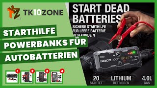 Die 4 besten starthilfepowerbanks für autobatterien [upl. by Germaun]