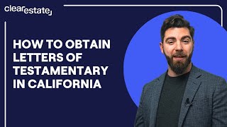 How To Obtain Letters of Testamentary in California [upl. by Doble]