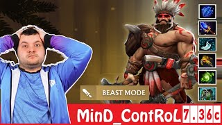 DOTA 2 MinDContRoL the BEASTMASTER OFFLANE 736c 2 [upl. by Aelem427]