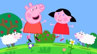 Peppa Pig Sings Nursery Rhyme Mary Had a Little Lamb [upl. by Yorgerg]