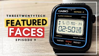 CASIO F91W  Ep 9 Featured Faces ⌚️ Apple Watch Series 16  Clockology Custom Watch Faces [upl. by Ennairam]