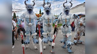 LOS YETIS 2023🩵💀🥶🐾😈💙 CARNAVAL San Francisco Tlalcilalcalpan 🔥💙💀🩵 [upl. by Nyloj395]