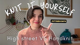 5 Fall knitting patterns to hack high street garments  Moving Stitches Knitting Podcast [upl. by Ivetts]