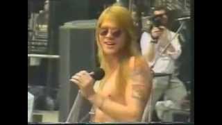 Guns N roses Axl Rose practicing song Coma funny [upl. by Drawe]