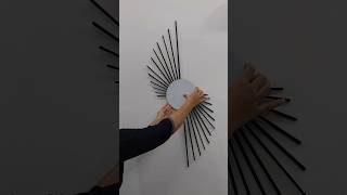 Diy Wall Decor  Wall Decor From Waste Materials shorts walldecor diy [upl. by Ahsitneuq]