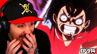 One Piece Episode 914 REACTION  Finally Clashing The Ferocious Luffy vs Kaido [upl. by Anawek853]