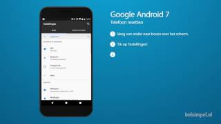 Tips amp Tricks  Google smartphone Telefoon reset Android 7 [upl. by Hippel110]