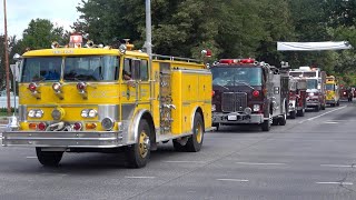 Antique Fire Apparatus Lights amp Sirens Parade 47th Annual Pennsylvania Pump Primers Muster [upl. by Whitaker232]