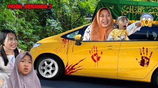 MAMAH BAYI LUCU DICULIK MOBIL BERHANTU PEMBAWA KERANDA [upl. by Wil]