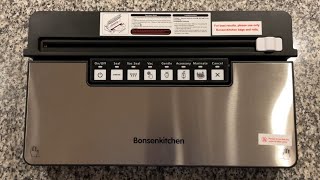 Bonsenkitchen Vacuum Sealer Machine Unboxing [upl. by Oriel]