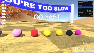 Sanicball v082 current version  All Levels  Hyperspeed 3 Laps [upl. by Tasha881]