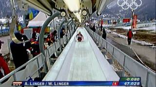 Luge  Mens Doubles  Turin 2006 Winter Olympic Games [upl. by Danica]