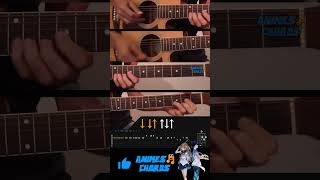 Hikaru Nara  Shigatsu wa Kimi no Uso Opening Chords Acoustic Guitar Lesson shigatsuwakiminouso [upl. by Salvidor753]