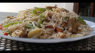 How to make cchicken fried rice  chicken fried rice recipe  easy and unique chickenfriedrice [upl. by Raouf]