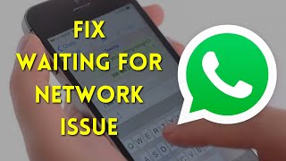 How To Fix WhatsApp Not Connecting To The Internet  “Waiting For Network” Error SOLVED [upl. by Nogem]