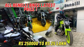 Benelli Bikes Latest Price Updates 🔥 Rs 255000 to Rs 24 Lakhs 😱 [upl. by Ultima363]