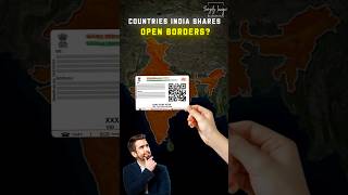 Open Borders of India  With how many countries does India share open borders  shorts ytshorts [upl. by Miranda]