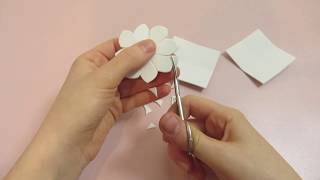 How to make foamiran flowers  foam flower tutorial [upl. by Hunt]