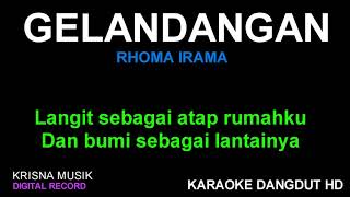 GELANDANGAN KARAOKE DANGDUT KOPLO HD AUDIO [upl. by Anis]