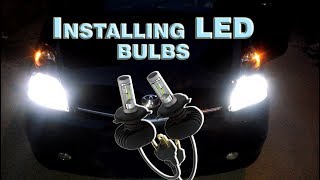 Installing LED H4 Beamtech on Toyota Prius 20042009 Gen 2 [upl. by Angus]