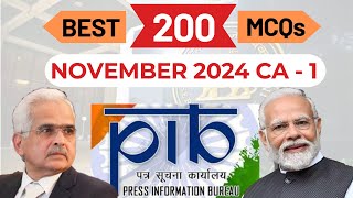 Best 200 MCQs November 2024 Part 1 l RBI I NABARD I IRDAI I IBPS I SBI I RRB I UIIC AO l SIDBI [upl. by Weingarten]