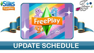 Sims FreePlay 📝 🐻💕 UPDATE SCHEDULE  CARE BEARS  Early Access 🔑 [upl. by Eirrem]