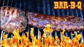 BBQ Tri Tip Steaks amp Baby Back Ribs Garden Update [upl. by Malita292]