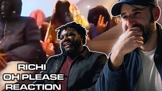 Richi  Oh Please Malistrip Music Video  🇺🇸 Reaction [upl. by Camila]