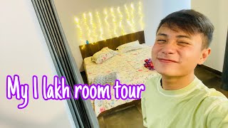 My 1 lakh Room Tour  Drop Question for QnA regarding Cabin crew [upl. by Tymes332]