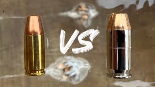 9mm vs 45 ACP Barrier Test No Debate [upl. by Snyder]