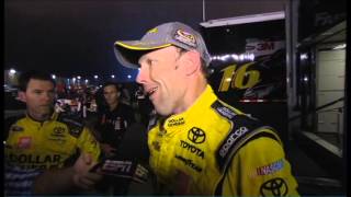 2014 Bank of America Aftermath w KeselowskiHamlinKenseth [upl. by Festa]