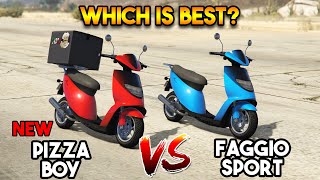 GTA 5 ONLINE  PIZZA BOY FAGGIO VS FAGGIO SPORT WHICH IS BEST [upl. by Tana]