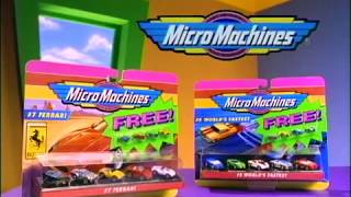 Micro Machines TV Commercial Free Minis [upl. by Drarej]