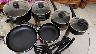 AmazonBasics 15 Piece NonStick cookware NonStick Amazon Cookware  BPA Free  Non Stick Cookware [upl. by Davey]