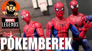 Nincs Hazaút Pókemberek  HASBRO Marvel Legends SpiderMan No Way Home figurák TobeyAndrew amp Tom [upl. by Jan344]