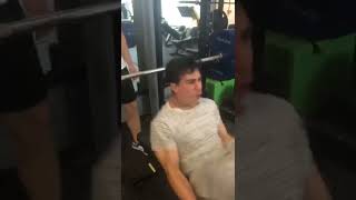 115 and 120kg bench press CLEAN [upl. by Keene650]