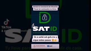 Genera tu Constancia de Situación Fiscal si no cuentas con tu contraseña del RFC ni con tu efirma [upl. by Tiduj]