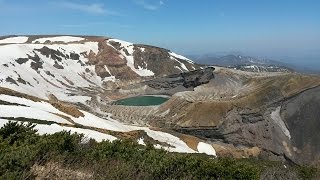 NATUR GIAPPONESE STUPENDA Monte Zaō e lago Okama  Vivi Giappone [upl. by Oetsira]