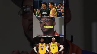 Carmelo Anthony Picks Who Would Win in 2on2 Battle of Sons and Fathers with LeBron James [upl. by Boar754]