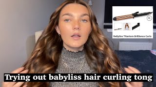 How I wave my hair trying out babyliss curlers [upl. by Everett]