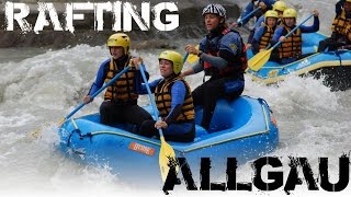 Rafting im Allgäu  obere Iller  perfekte Ergänzung zum Canyoning [upl. by Annavoj]