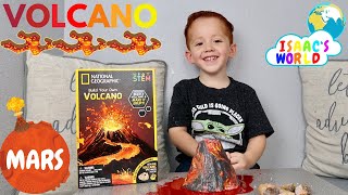 VOLCANO  VOLCANO FACTS  LEARNING VIDEOS for KIDS [upl. by Iseabal]